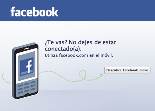 Bienvenido a Facebook